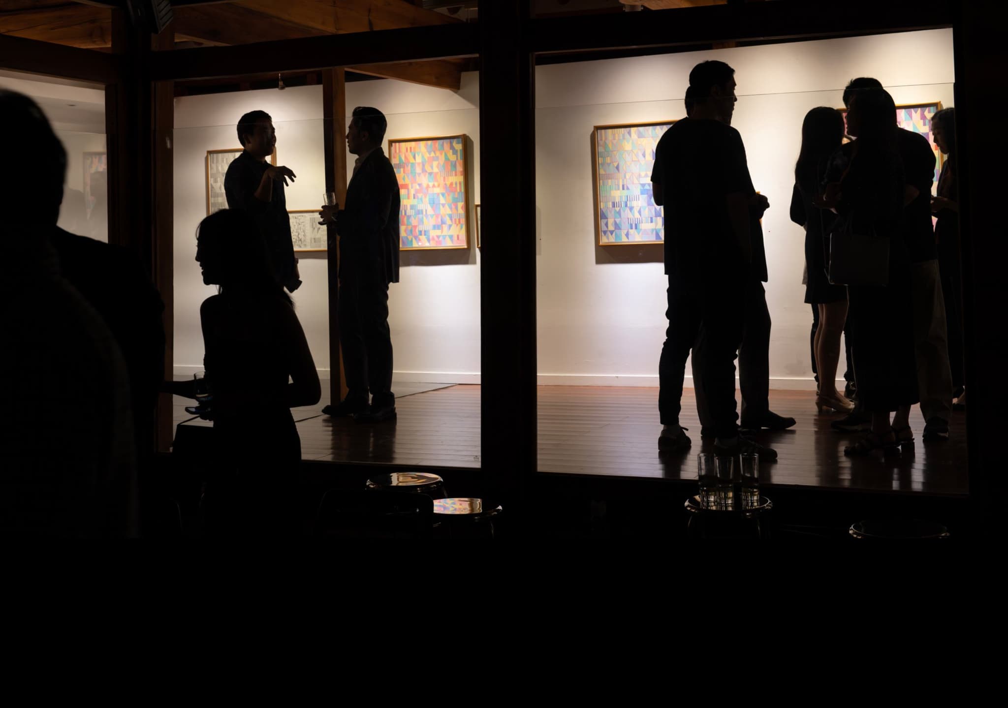 갤러리 외부 야경